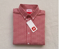 Red Micro Check Shirts